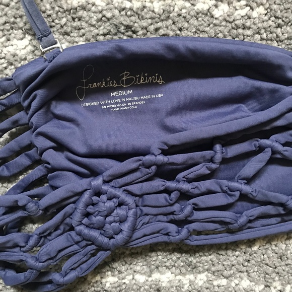 Frankie's Bikinis "willow" top in Catalina Blue - Picture 5 of 6